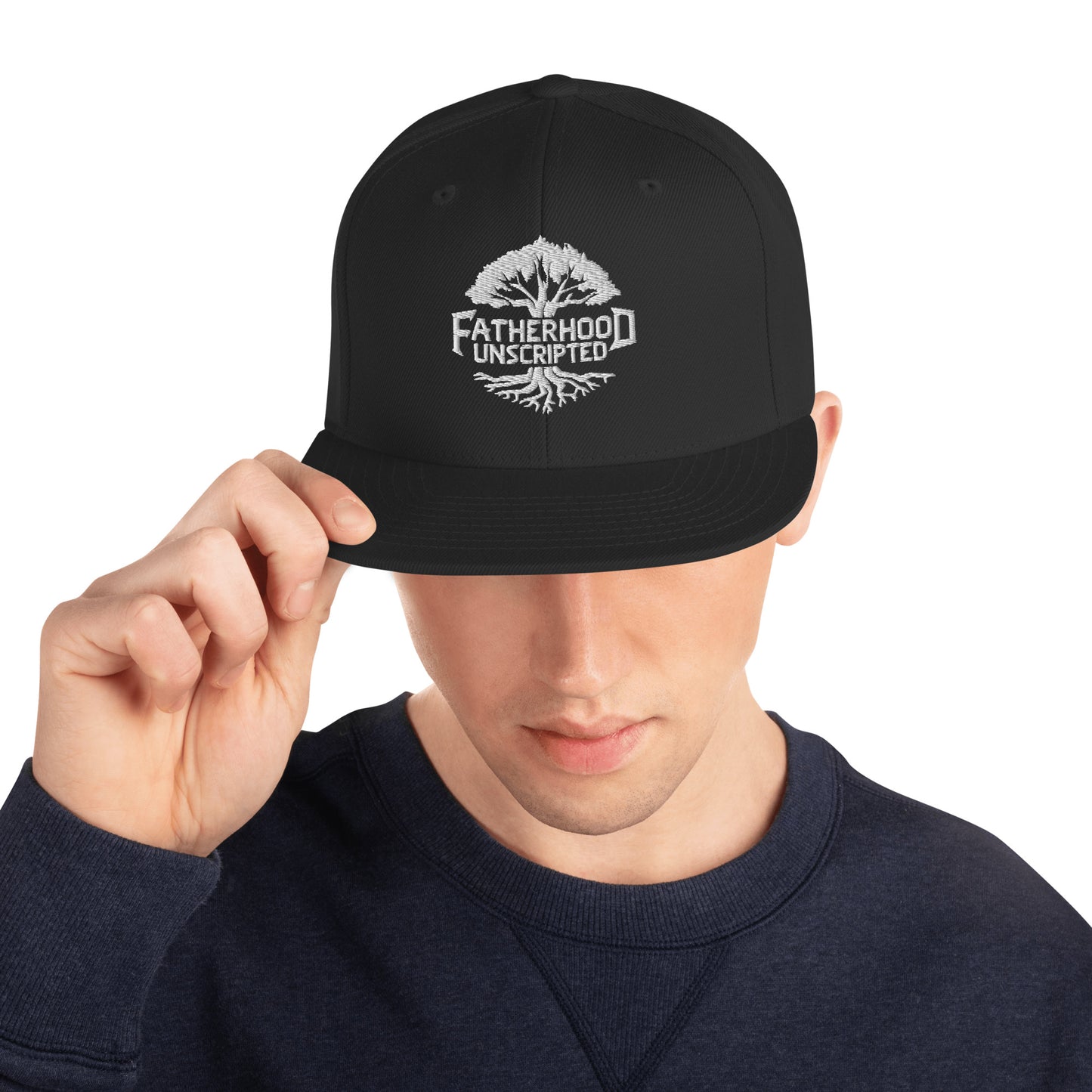 Fatherhood Unscripted Snapback Hat